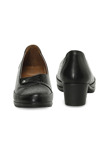 105259.kz4pr Siyah Kadın Topuklu Ayakkabı 000000000101879514 Siyah