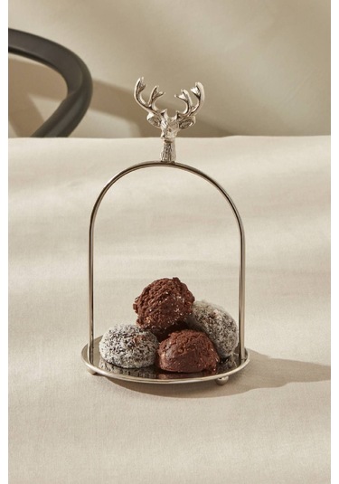 Karaca Maison İkramlık 12x12x20 cm Gümüş