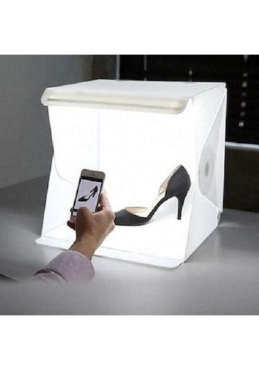 DP 40 x 40 CM Katlanabilir Ledli Ürün Çekim Çadırı