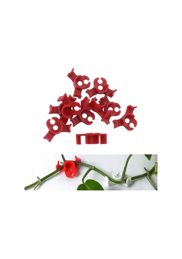 Folinda 20 Adet Plastik Bitki Büküm Klampları - Tohumluk, Seracılar Ve Bahçeler İçin Gövde Eğitici, 0.6 Cm'yi Geçmeyen Gövde Çapı, Renkli