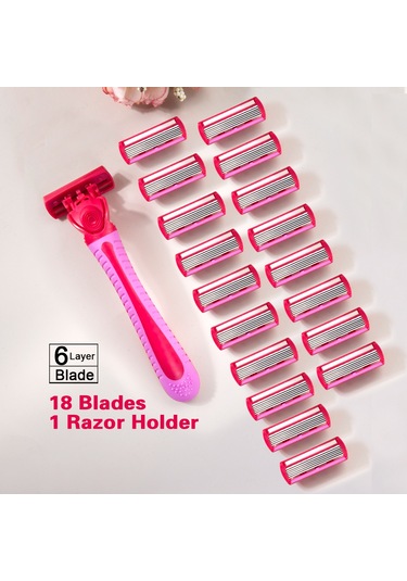 Manuel Tıraş Bıçağı 6 Katmanlı Bıçak Sakal Bıçağı Eski Moda Altı Katmanlı Tıraş Bıçağı Tıraş Bıçağı Kafa Kırmızı 1 18 Bıçak Kafası