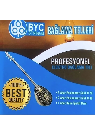 7Nota Byc20E Elektro Bağlama Saz Teli Takım 0.20