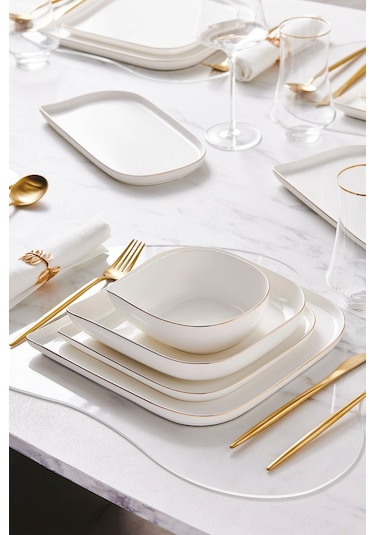 Karaca  Streamline Slope Porselen  29 Parça 6 Kişilik Yemek Takımı