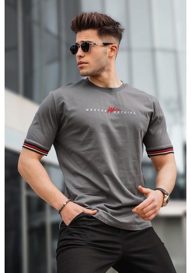 Füme Basic Erkek Tişört-Füme (539151703)