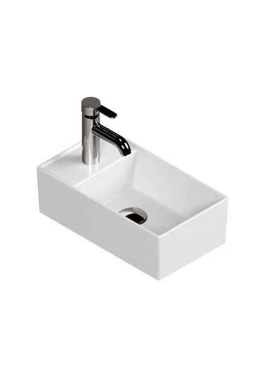 Aqua Bagno Plan Lavabo Beyaz 41x 23 CM