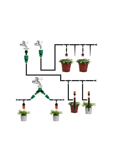 Qingmipy Otomatik Bitki Sulama Sistemi - 10m Serinletici Damla Sulama Kiti İle Bahçe Ve Saksılarınızı Rahatça Sulayın