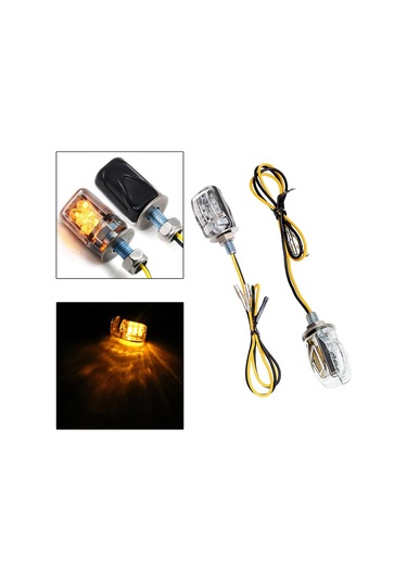 Suntek Led Dönüş Sinyali Işıkları 12 V Motosiklet İçin 6 MM Montaj Cıvatası 2 Parça