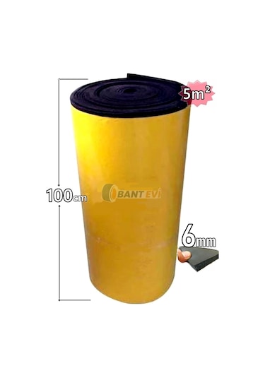 Oto Ses Yalıtımı Sünger 5m2 6mm Araç Karavan İzolasyon Malzemesi