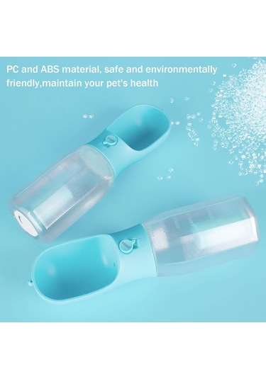 Taşınabilir Köpek Yürüyüş Su Şişesi Çok Fonksiyonlu 1l B Çok Renkli