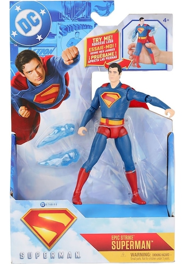 Spm-6073190 Superman Epic Strike Figür Captain Marvel