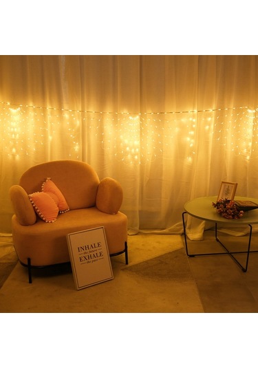 Sones Tavuskuşu Işıkları Led Balık Ağı Işıkları Açık Hava Su Geçirmez Işık Dizisi Tatil Dekorasyon Işıkları, Ab Fişi Sıcak Beyaz Işık