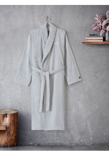 Cotton Box Wellness Bornoz Stone Gri S/m Gri