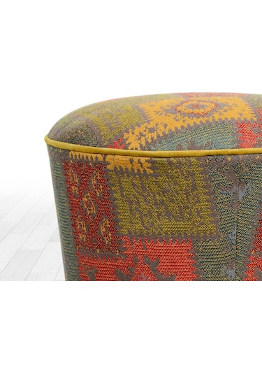 Lorencehome Rug Puf - Yeşil