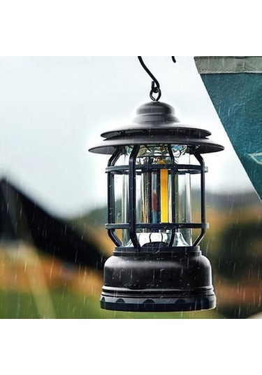 Kamp Lambası Ledli Retro Dekoratif Işık Çok Renkli