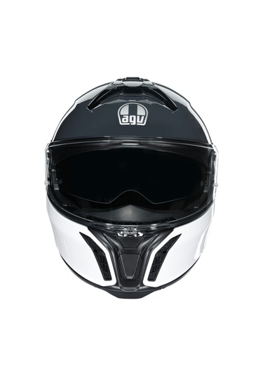 Agv Tourmodular Mlt Balance Çene Açılır Kask Beyaz Gri Kırmızı