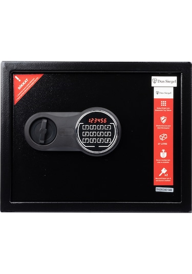 Das Siegel - 30dse Çelik Kasa Elektronik Panel Ve Şifreli Ev Ve Ofis Tipi Çelik Kasa