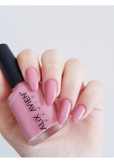 Alix Avien Nude Pembe Oje 80 Yüksek Pigmentli Uzun Süreli Kalıcılık Hızlı Kuruma Nail Lacquer 80