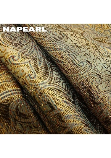 Novahub Moda High-end Saray Tarzı 1 Adet Altın Renk Tulle Perde Pencere Ekranı Oturma Yatak Odası Dekor 100x200cm Altın