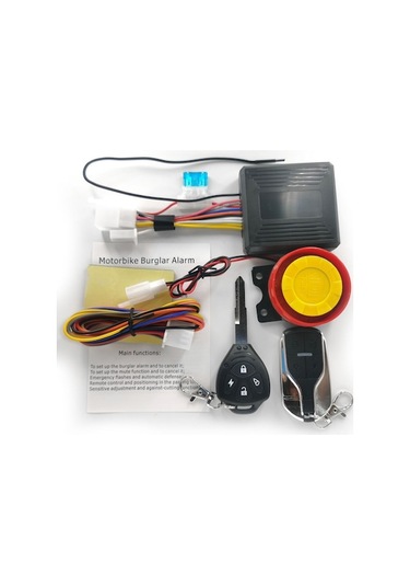 Motosiklet Antenfurti Sistemi: Uzaktan Başlatma Ve Kapatma, 12v, 125db Alarm, 100m Kontrol Mesafesi