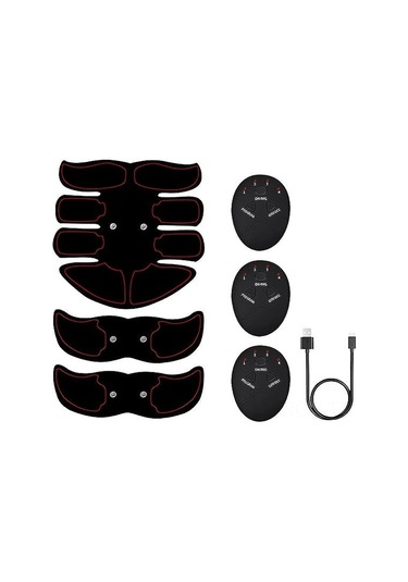 Ruicoo Domary Akıllı Karın Kası Egzersiz Cihazı - 6 Mod 9 Şiddet Seviyesi, Usb Şarjlı, Kas Geliştirici Masaj Patiği Çok Renkli