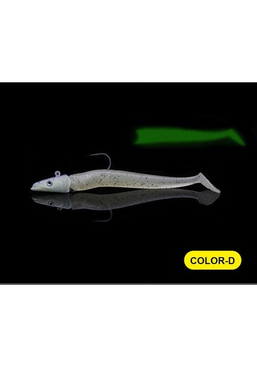 Profisher 5 Renk Silikon Yapay Metal Kafalı Yem 11 CM 10 G