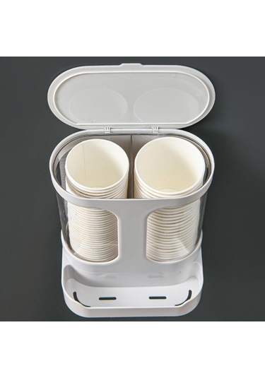 Dolıty Bardak Dispenseri, Tek Kullanımlık Çıkarıcı, Açık Gri