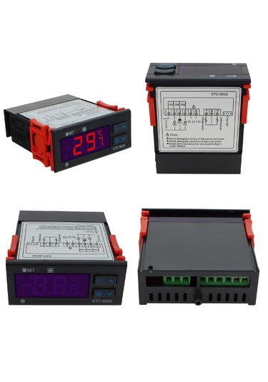 Yate10 Stc-9200 Dc12-72v 10a Frigo Soğutma Termostat