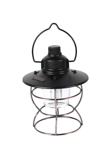 Kamp Lambası - 3 Renk Sıcaklığı, 2000mah Pil, Taşınabilir Led Çadır Aydınlatma Siyah Siyah