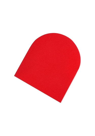 Xindoker Tek Kullanimlik Kirmizi Mikrofon Kumaşı, Ktv U Tipi Mikrofon Koruyucu, Rüzgar Ve Gürültü Engelleyici, 3.5mm Kalınliklı Köpük Malzeme