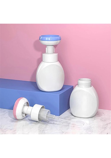 El Köpük Dağıtıcı Çiçek Şekli El Sabunu Köpük El Dağıtıcı Çiçek Damga Dağıtıcı Blue Flower İspanya Mavi