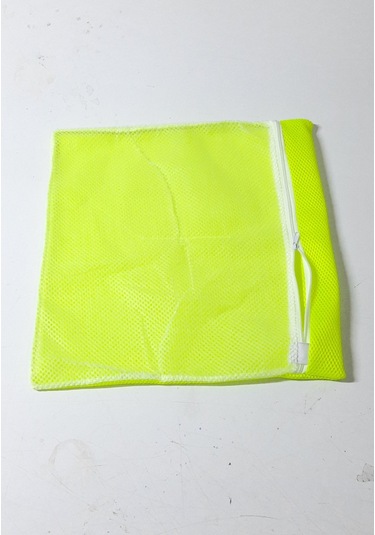 Sarı- Fermuarlı - Hassas Çamaşır Terlik Ayakkabı Yıkama Filesi Büyük Boy - Mapı-435339 Renkl