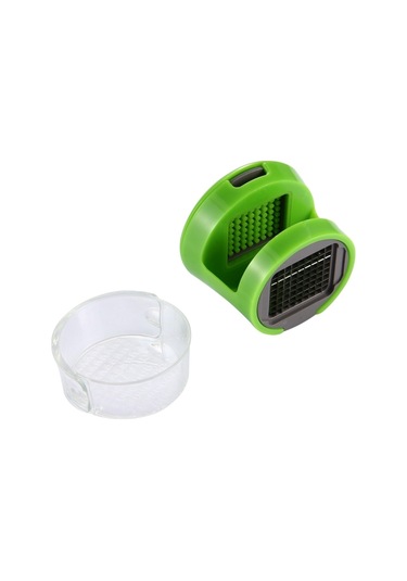 2 Adet Mini Mutfak Aracı Sebze Sarımsak Manuel Dilimleme Yeşil