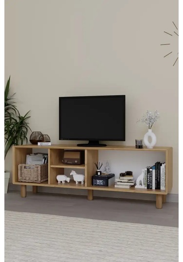 Bohem Serisi Safir Meşe Tv Ünitesi Safir Meşe