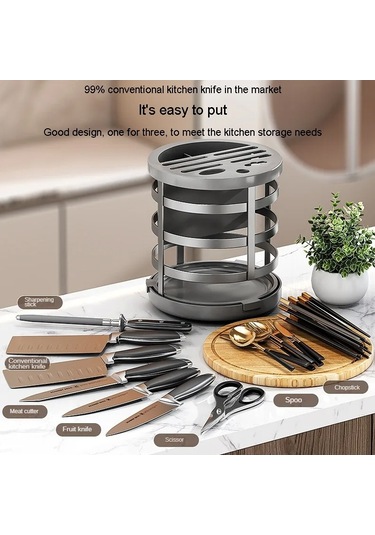 Sones Ana Sayfa Kalınlaştırma Bıçak Düzenleyici Çubuk Silindir Mutfak Drenaj Tezgah Raf