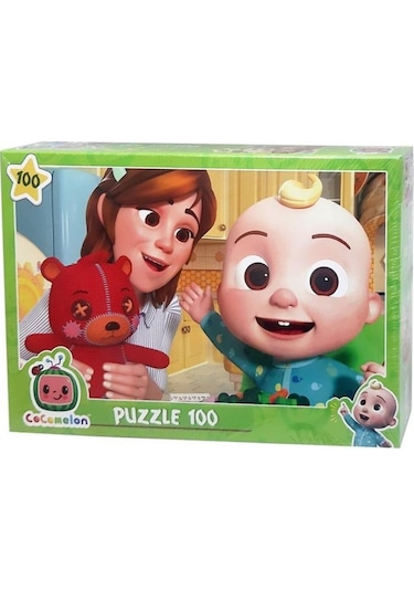 Laço Kids Cocomelon 100 Parça Puzzle Playtime, Çocuklar İçin Yapboz