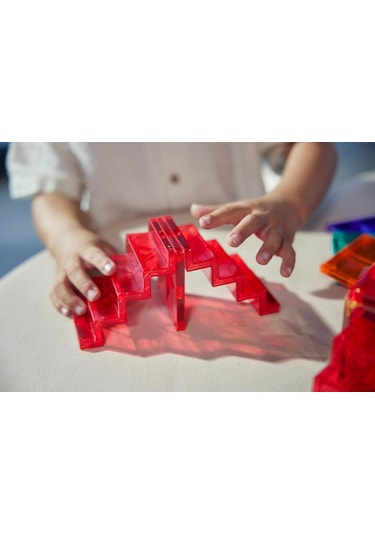 Cleverclixx Stairs Set Manyetik Bloklar, Intense 34 Parça