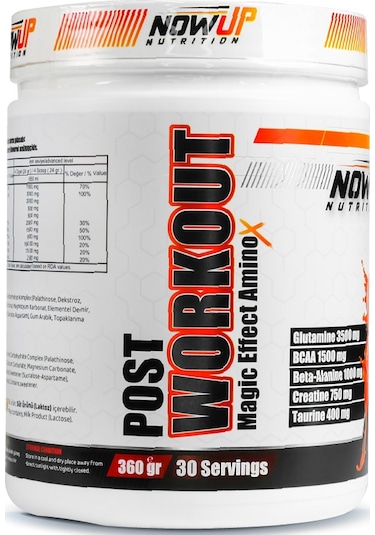 Nowup Nutrition Post-Workout / Strawberry 360 G