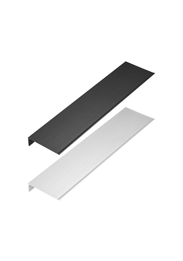 Siyah Duvar Rafı Büyük Kapasiteli Yerden Tasarruflu Alan Asma Ekran 40cm Siyah