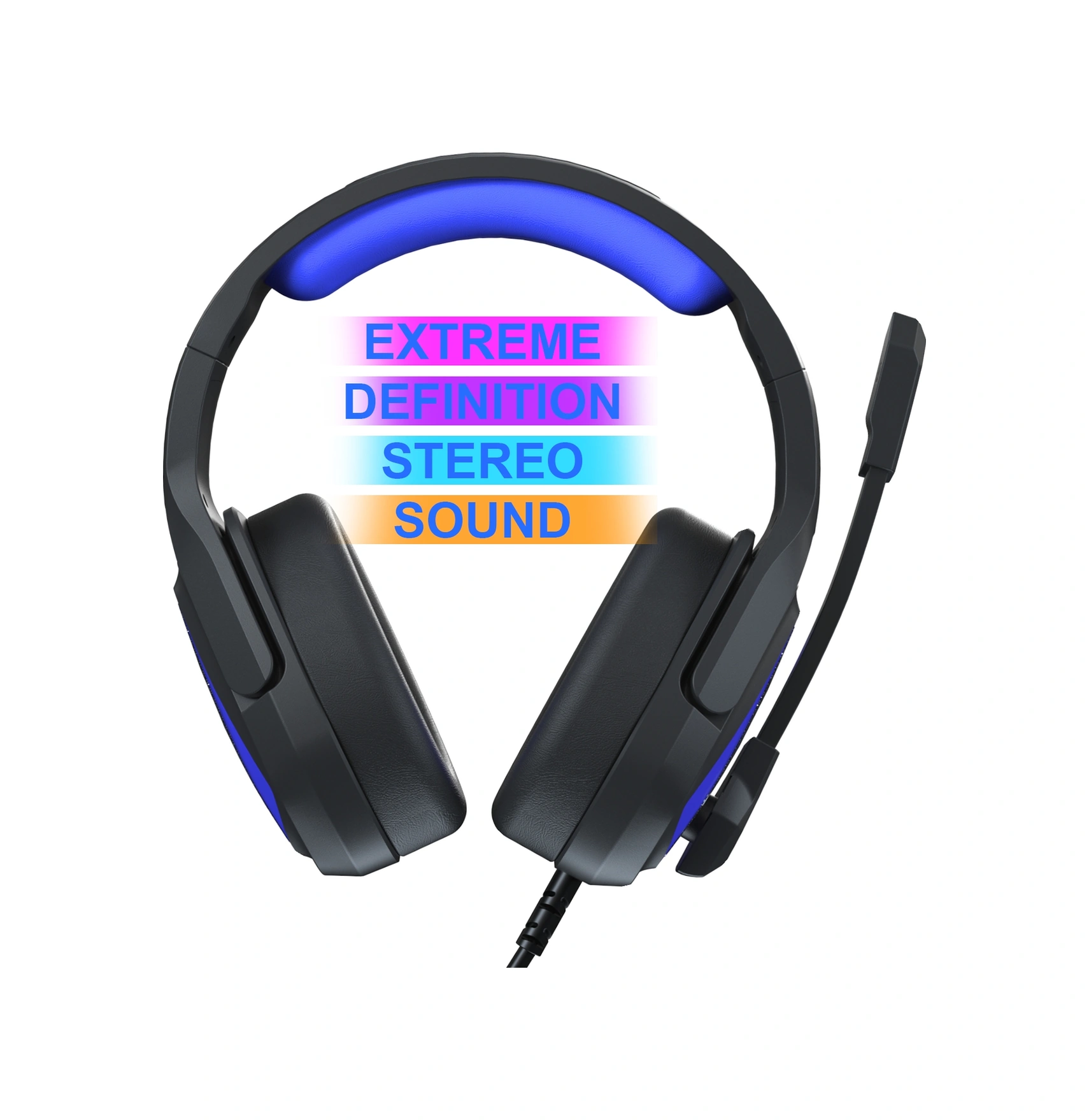 Sones Sades Mh602 3,5 Mm Fişli Kablolu E-spor Oyun Kulaklığı, Geri Çekilebilir Mikrofon, Kablo Uzunluğu: 2,2 M