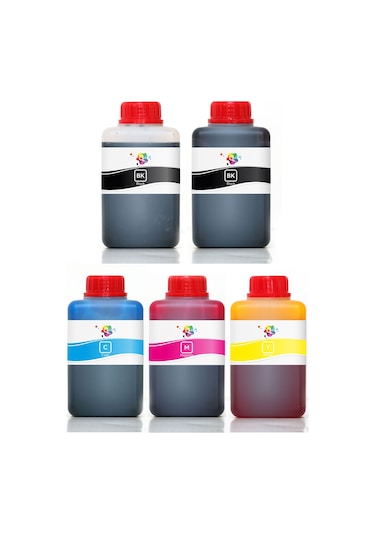 QC Canon PGI-770 CLI-771 Kartuş Mürekkep Seti 500ml 5 Renk