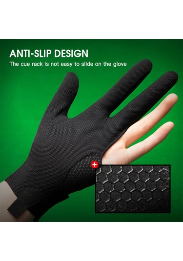 Youtek Sol El Uzun Parmaklı Siyah-gri Eldiven: Yüksek Esnek Kumaş, Basınçlı Tasarım, Oyun Sporu İçin Destek Ve Yorgunluk Azaltma