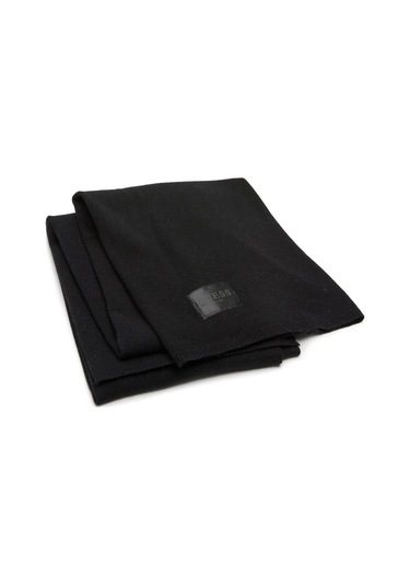 Guess Knitted Kadın Siyah Kaşmir Karışımlı Şal Aw5437pol03-bla Siyah