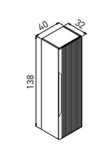 Orka Olbia 80 Cm Mat Antrasit Banyo Dolabı Takımı Ve Boy Dolabı Beyaz