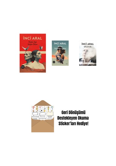 Hiçbir Aşk Hiçbir Ölüm + Şarkını Söylediğin Zaman + Unutmak + Okuma Sticker'ları
