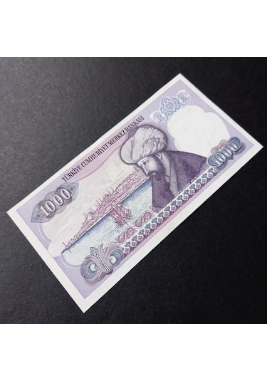 Escoines Koleksiyon 39963676420f8da052 7.emisyon 1.tertip C89serisi 1000türk Lira Ca/çil Kagıt Para