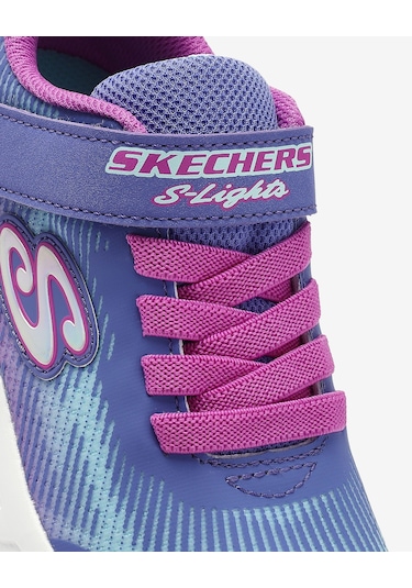 Skechers Flicker Flash - Light Takeover Büyük Kız Çocuk Mor Spor Ayakkabı 303704l Lvmt Mor