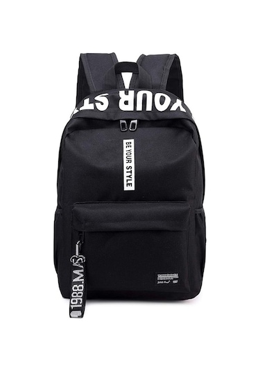 Öğrenci Yüksek Kapasiteli Kadın Kampüs Açık Seyahat Sırt Çantası Pembe