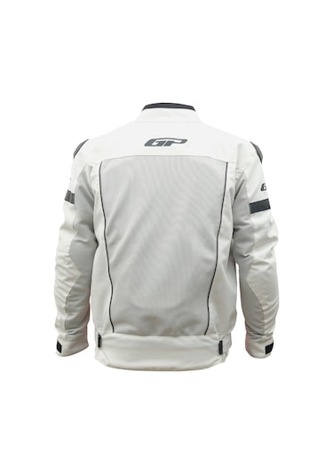Gp Kompozit Mnty001 Yazlık 5 Korumalı Motosiklet Montu Beyaz