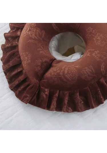 Suntek Boyun Yastığı U Şekilli Yıkanabilir Kahverengi Kahverengi