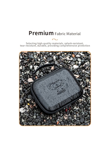 Gajeena Djı Pocket 3 Uyumlu Taşıma Çantası - Kamera, Tripod Ve Aksesuarlar İçin Organizatör Çanta Siyah